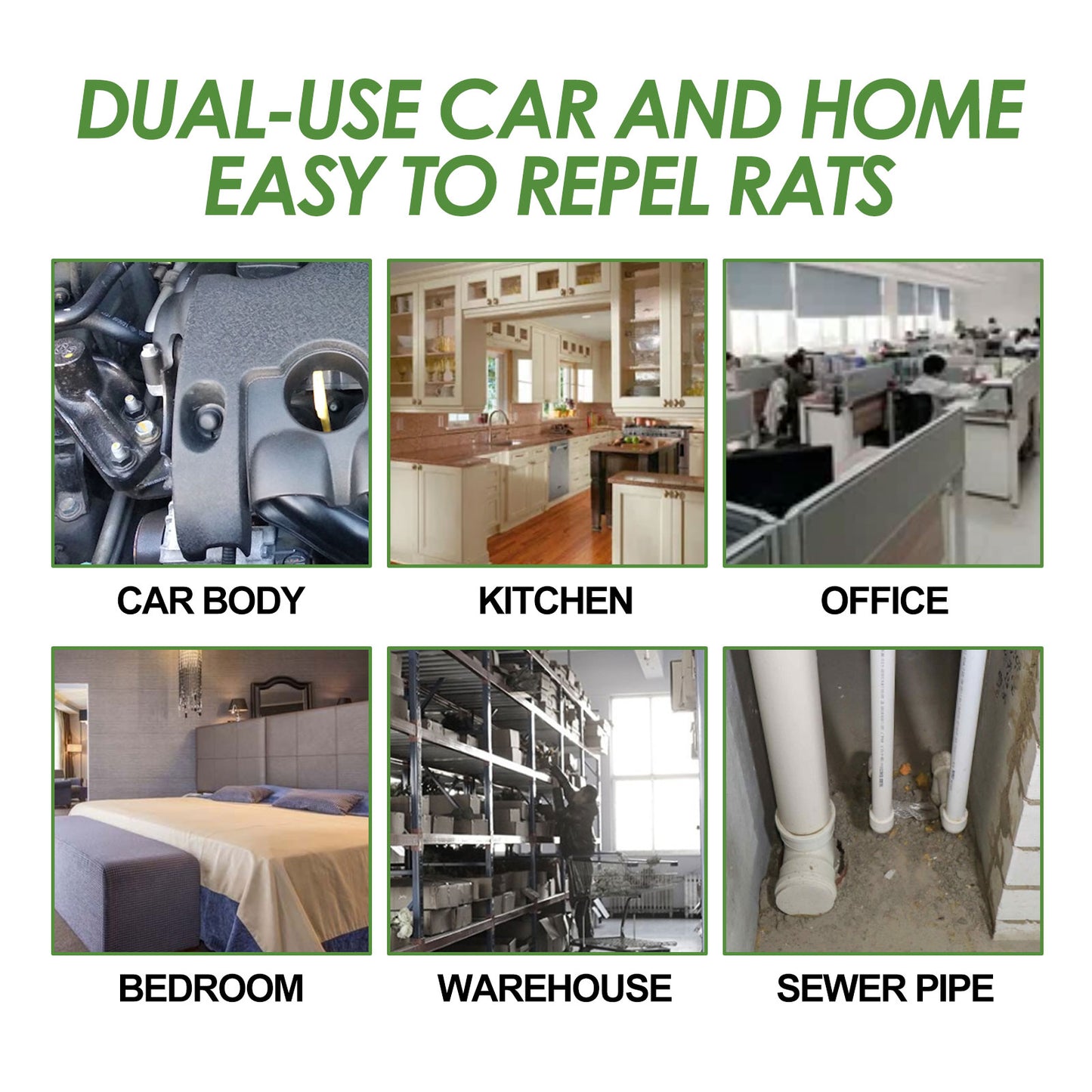 Rat Repellent Pill, Car Engine Outdoor Home Indoor Rat Repellent Pill