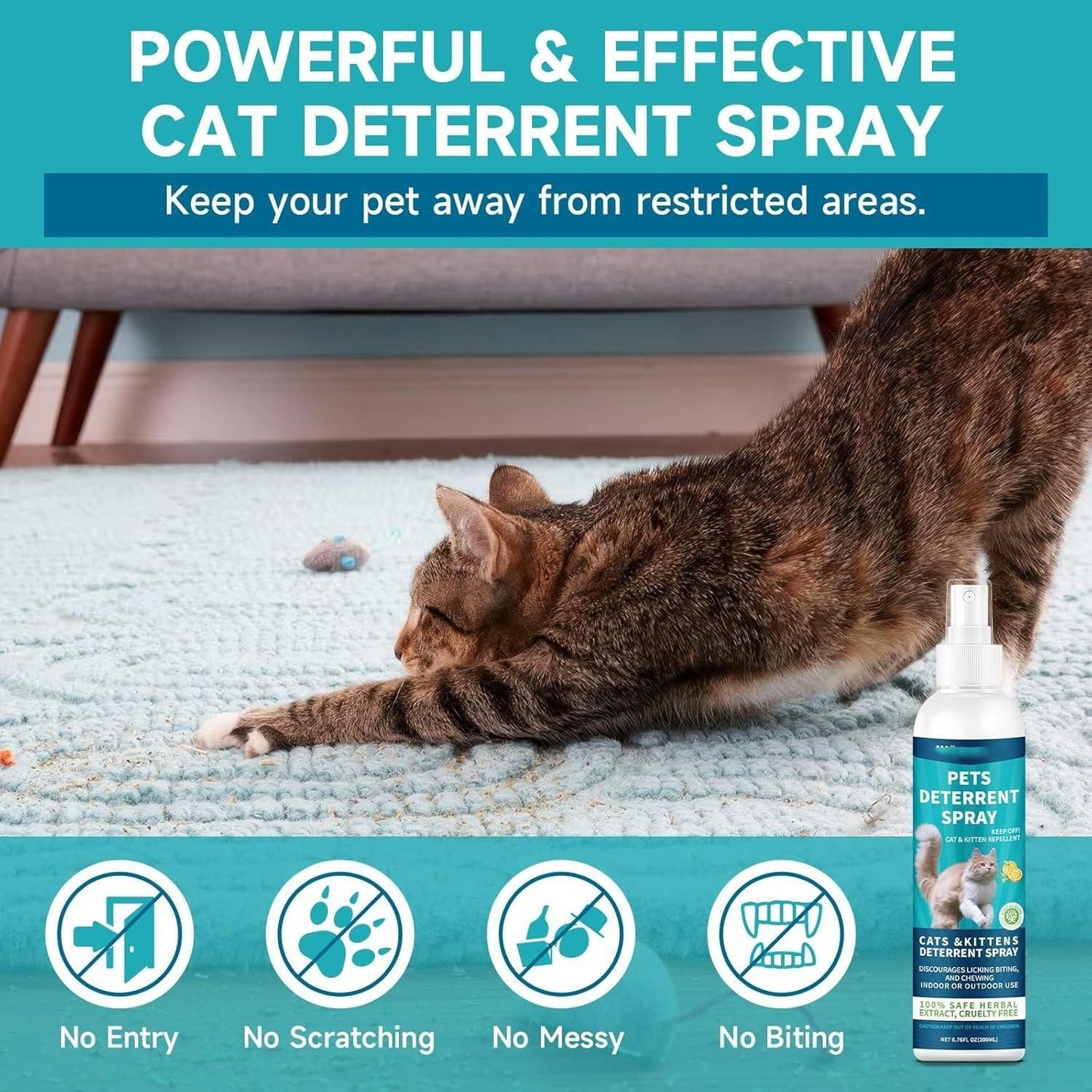Pet Deterrent Spray 100ml Each Combo Pack Buy 1 Get 1 Free