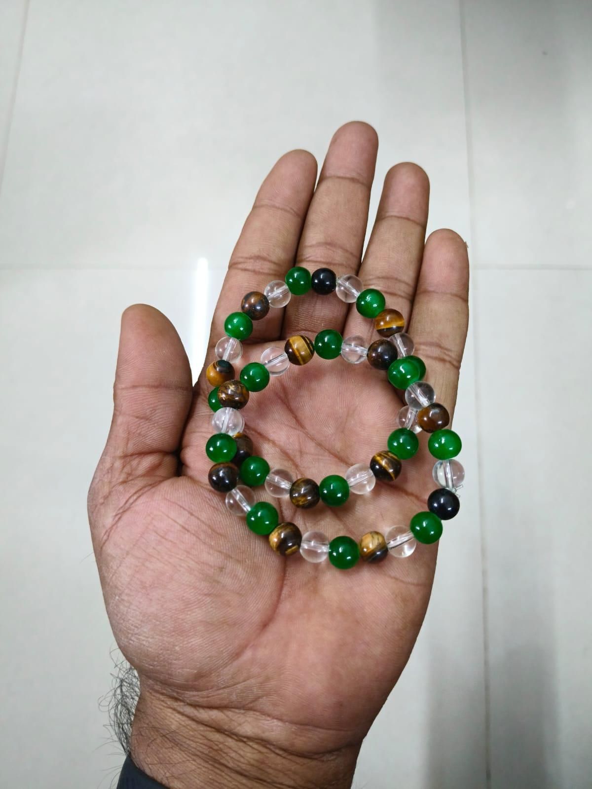 Relaxing Success Enhancing Prosperity & Abundance Beaded Stretch Unisex Bracelet Combo Offer Buy 1 Get 1 Free