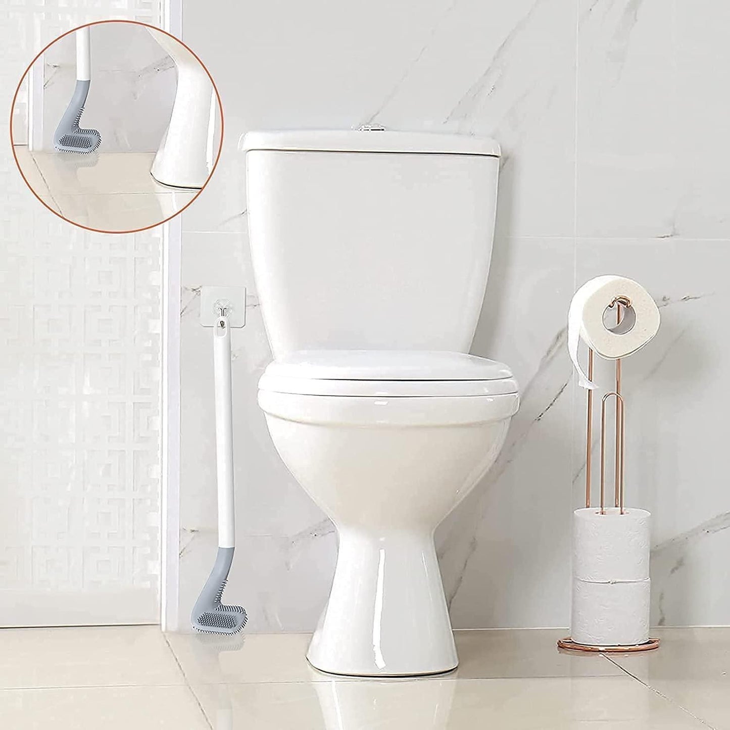 Golf Style Toilet Brush Combo Pack Buy 1 Get 1 Free