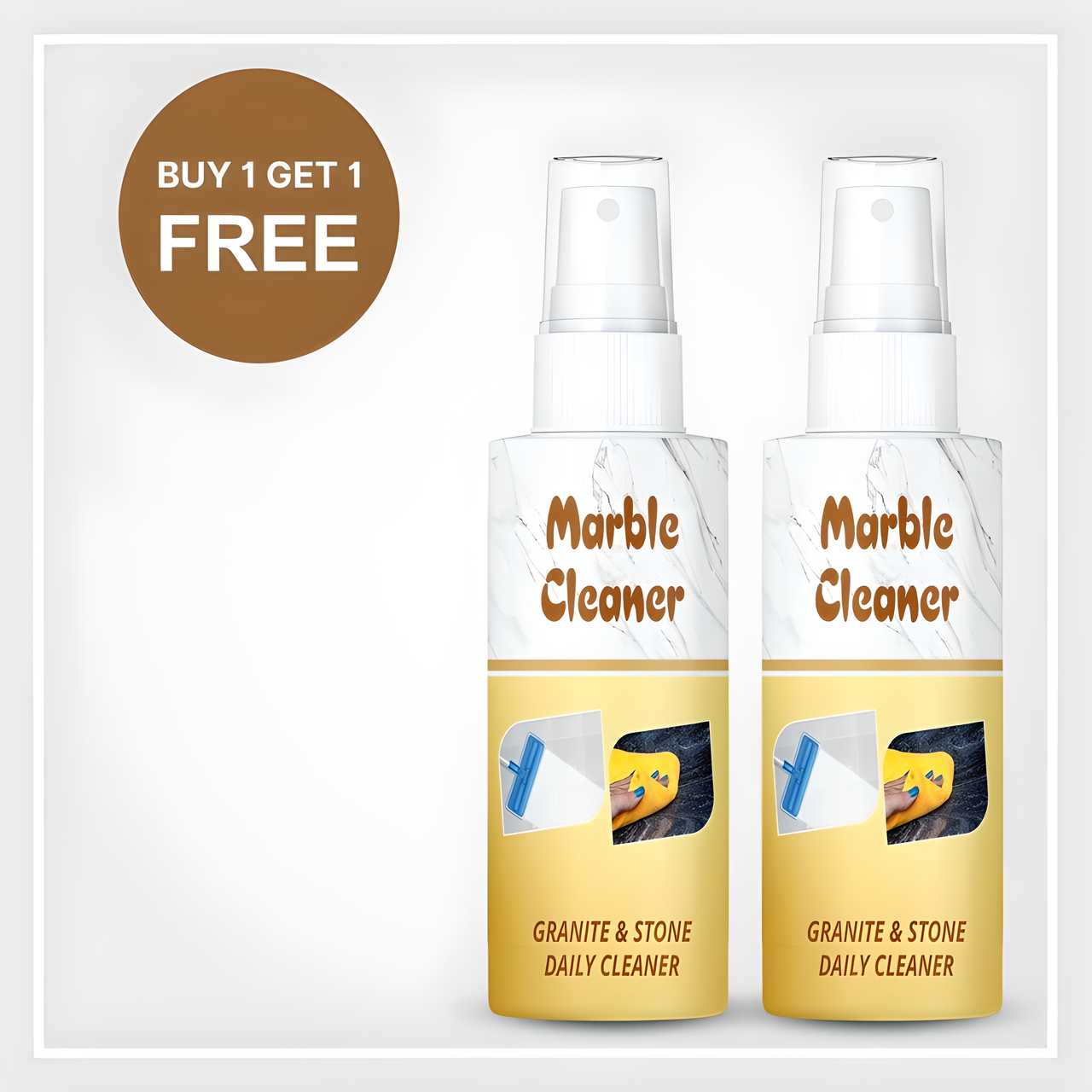 Marble Cleaner Liquid Buy 1 Get 1 Free Combo Offer