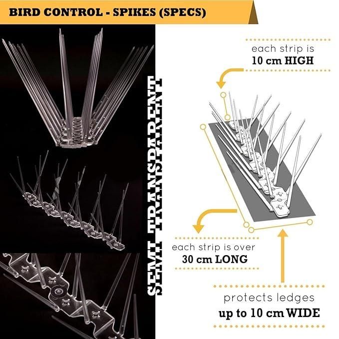 Pigeon Control Spikes Set of 10