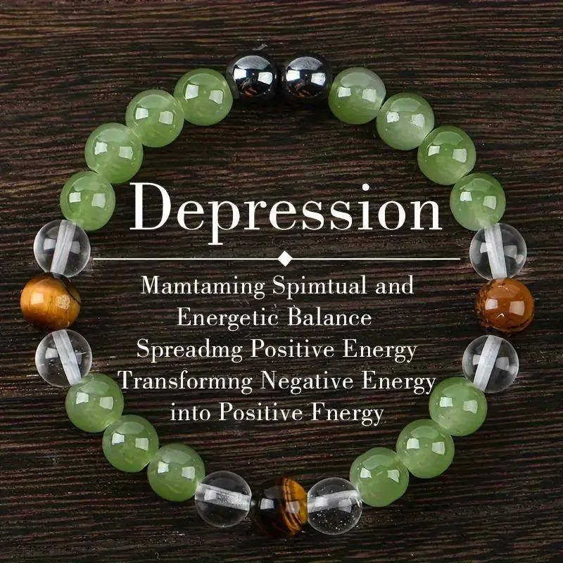 Tiger's Eye Stone and Crystal Beads Bracelet Combo Offer Buy 1 Get 1 Free