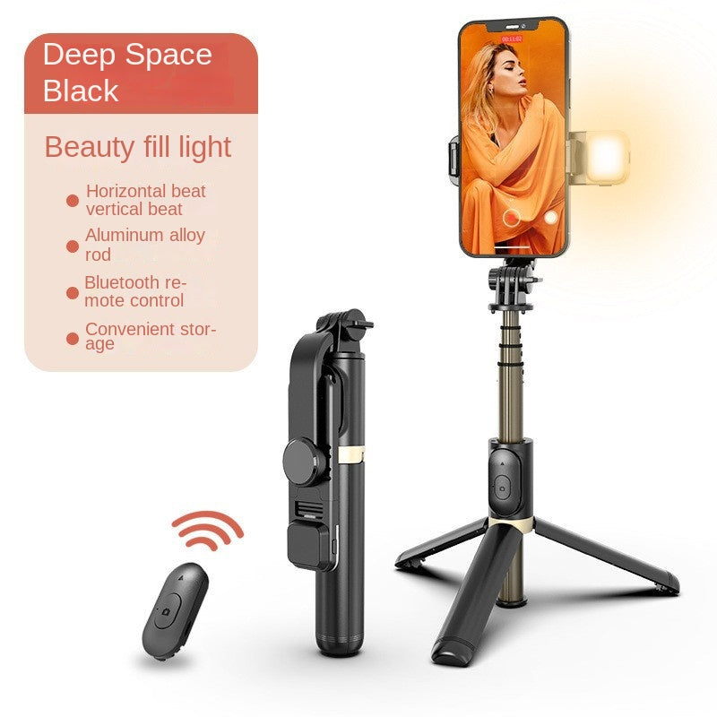 Portable Bluetooth Selfie Stick with Light & Tripod Stand