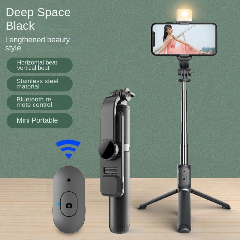Portable Bluetooth Selfie Stick with Light & Tripod Stand