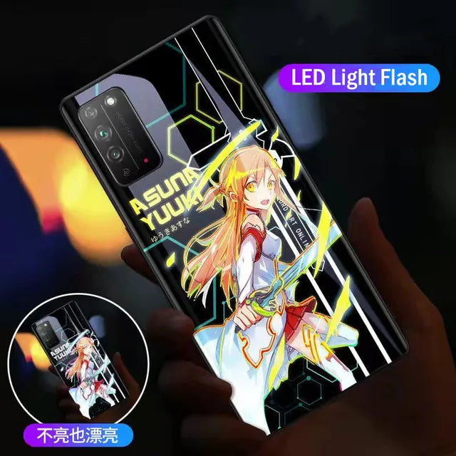 LED Flash Call Light Case for Samsung Galaxy S23/S22/S21/Note 20 Ultra