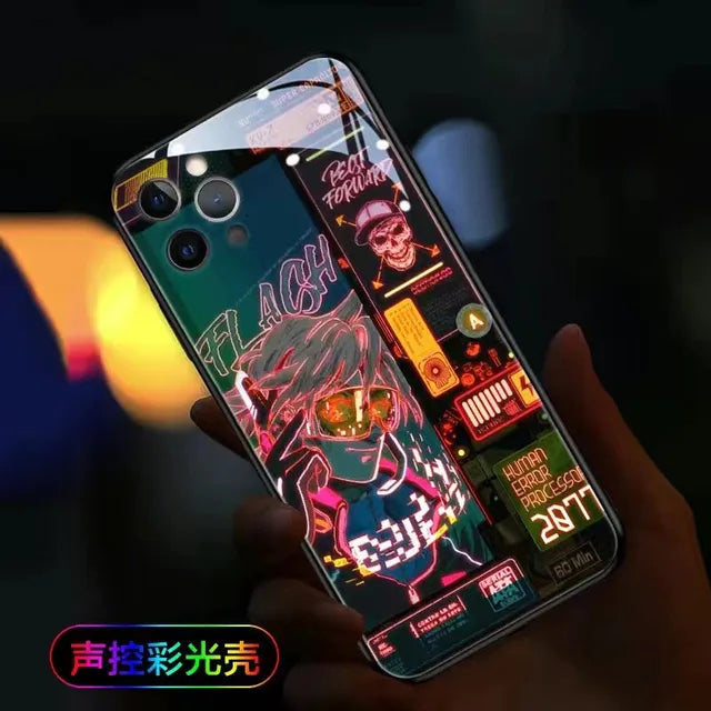 LED Flash Call Light Case for Samsung Galaxy S23/S22/S21/Note 20 Ultra