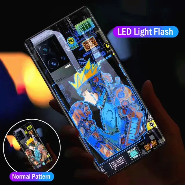 LED Flash Call Light Case for Samsung Galaxy S23/S22/S21/Note 20 Ultra