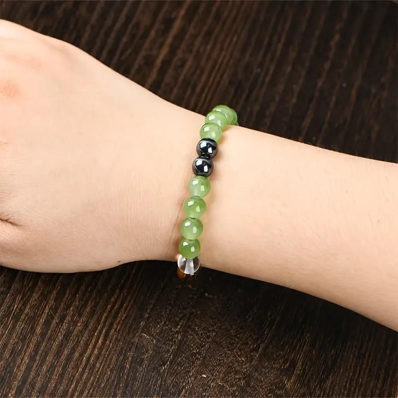 Tiger's Eye Stone and Crystal Beads Bracelet Combo Offer Buy 1 Get 1 Free