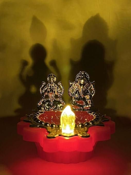 Water Laxmi Ganesh Diya Combo Pack Buy 1 Get 1 Free