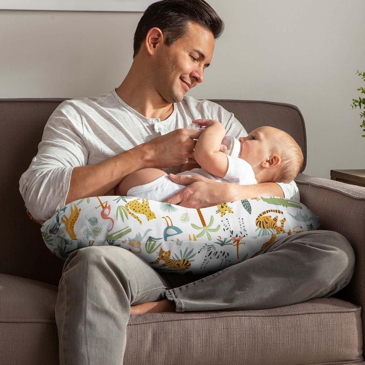Comfortable Baby Nursing Pillow -Soft Cotton Support