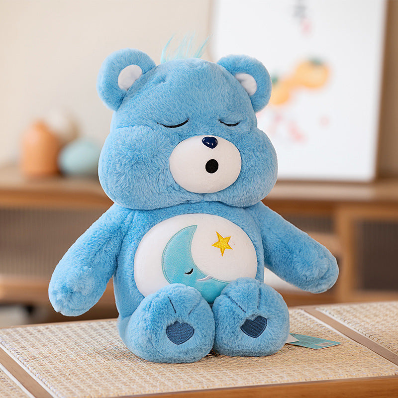 Angry Bear Rainbow Bear Plush Doll Love Bear Cute Doll Valentine's Day Gift