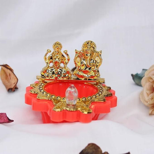 Water Laxmi Ganesh Diya Combo Pack Buy 1 Get 1 Free