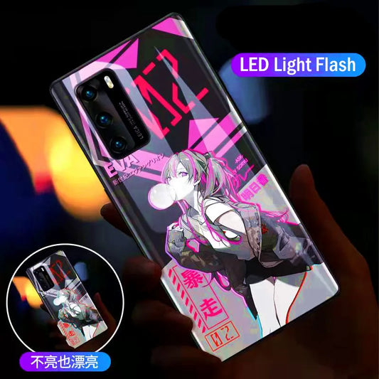 LED Flash Call Light Case for Samsung Galaxy S23/S22/S21/Note 20 Ultra