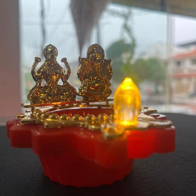 Water Laxmi Ganesh Diya Combo Pack Buy 1 Get 1 Free