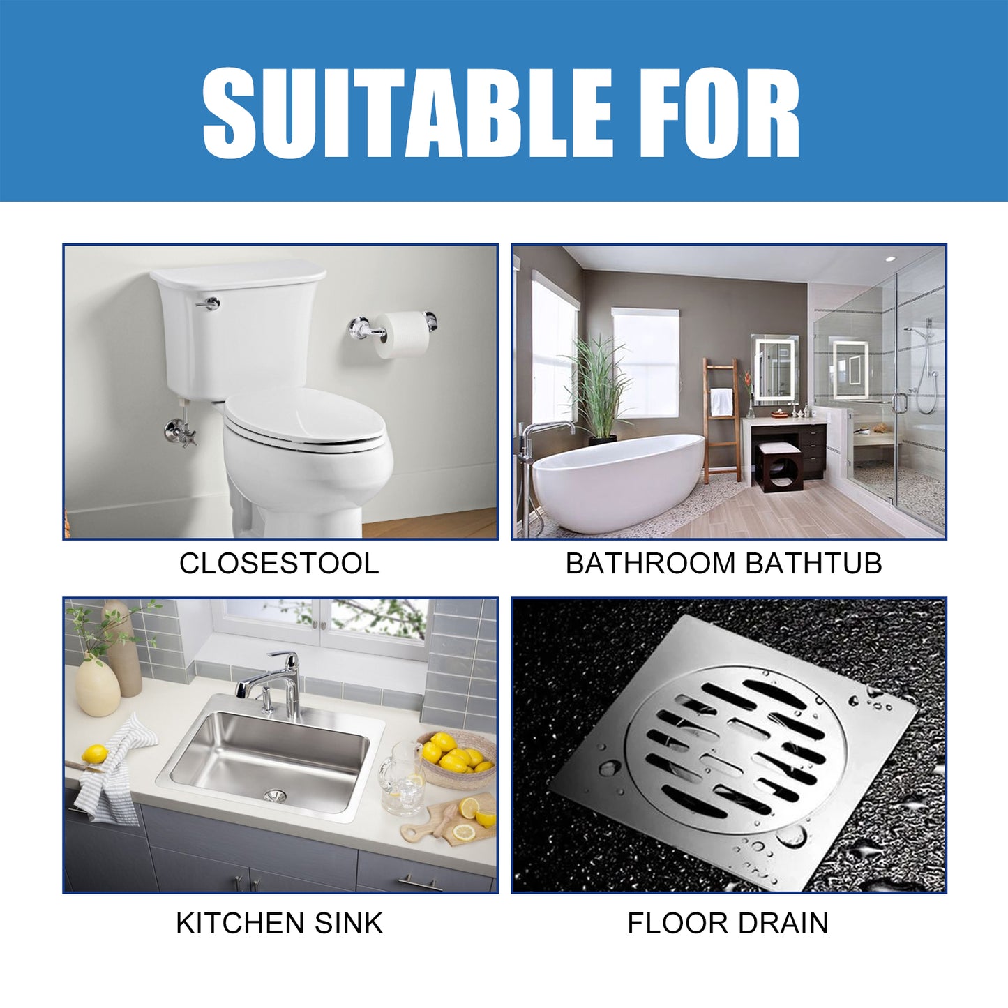 Pipe Dredging Agent Effervescent Tablet Toilet Floor Drain Drain Pipe Drain Dredging Prevent Blockage Cleaning