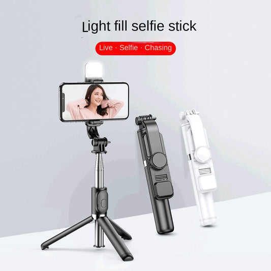 Portable Bluetooth Selfie Stick with Light & Tripod Stand