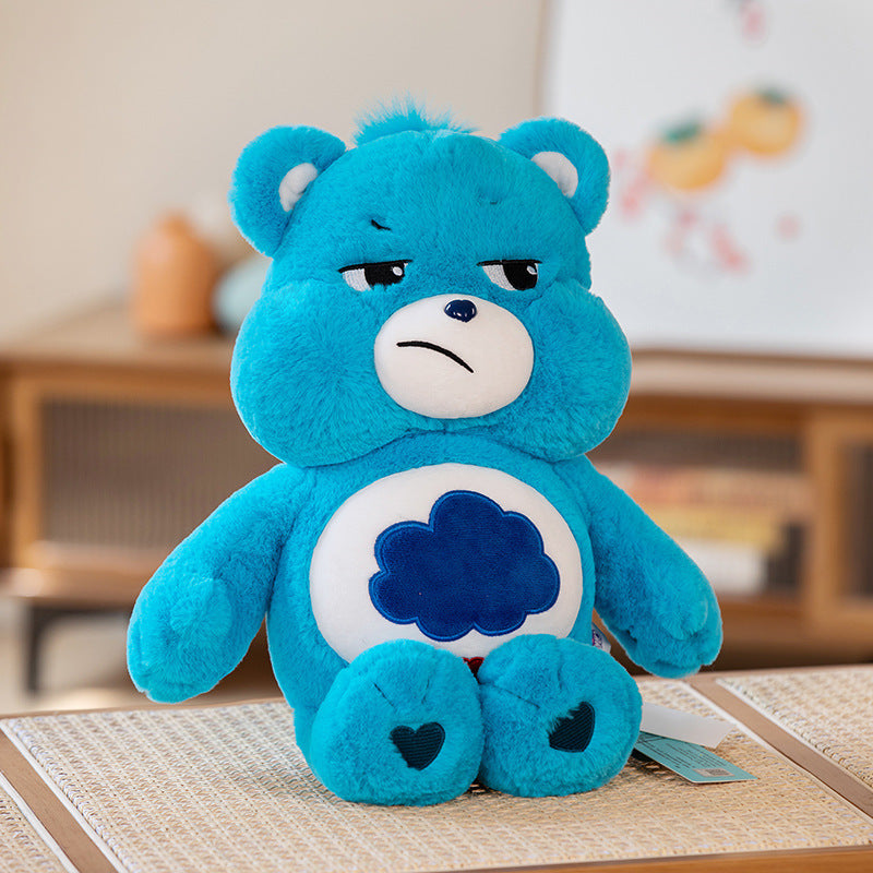 Angry Bear Rainbow Bear Plush Doll Love Bear Cute Doll Valentine's Day Gift