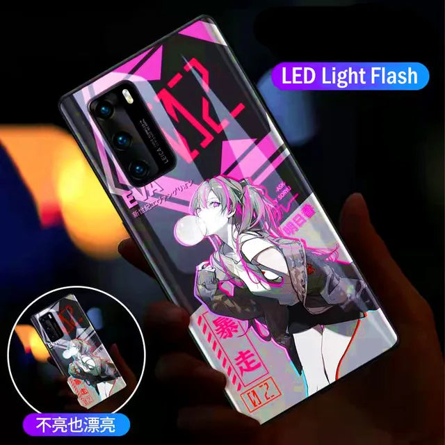 LED Flash Call Light Case for Samsung Galaxy S23/S22/S21/Note 20 Ultra