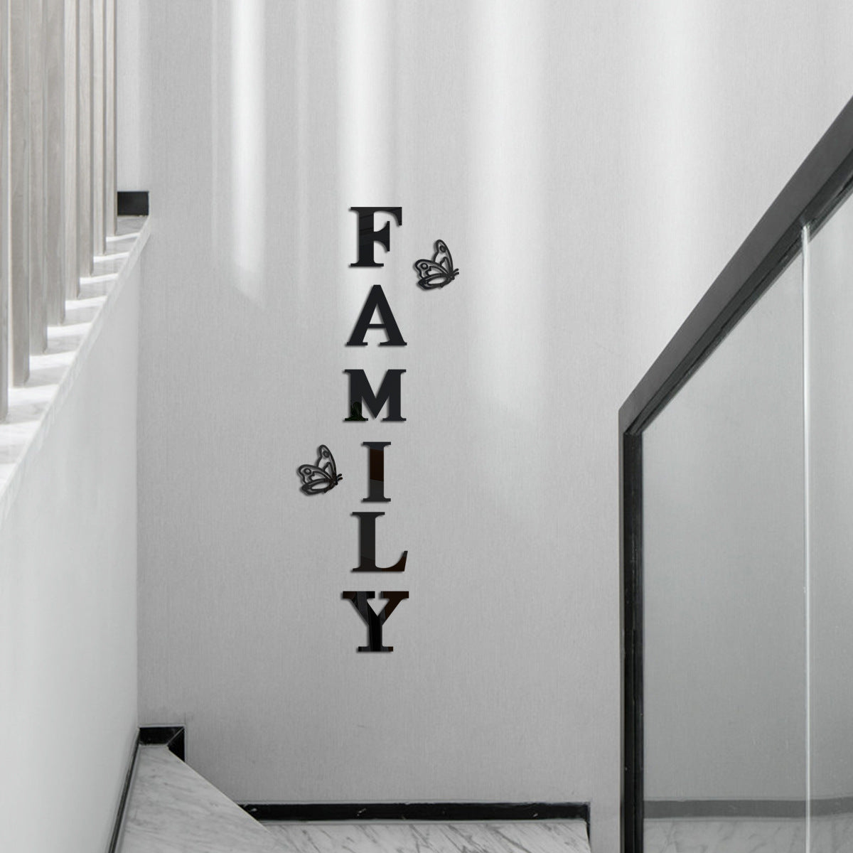 Acrylic wall stickers room entrance porch background decoration